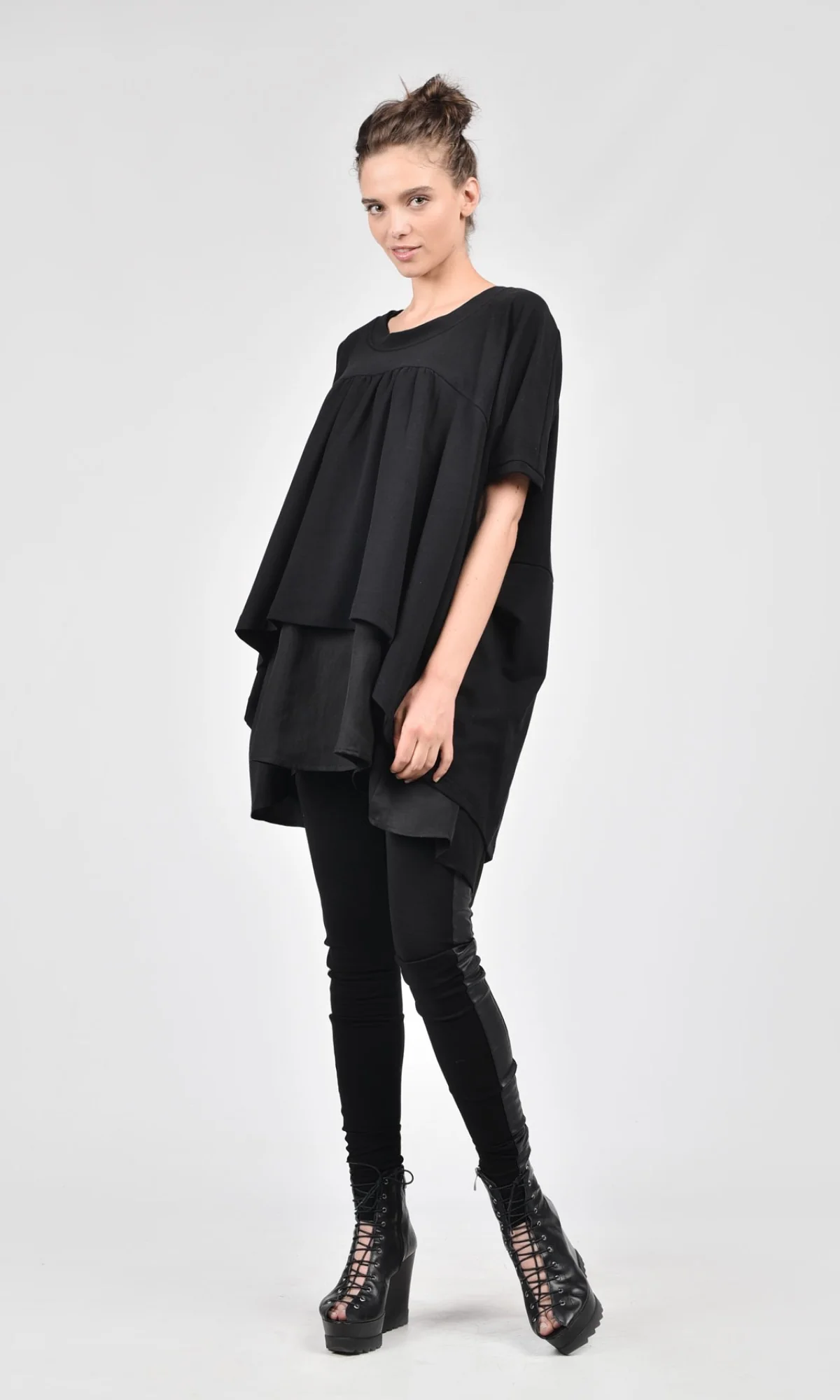 Asymmetric Combo Tunic - Image 3