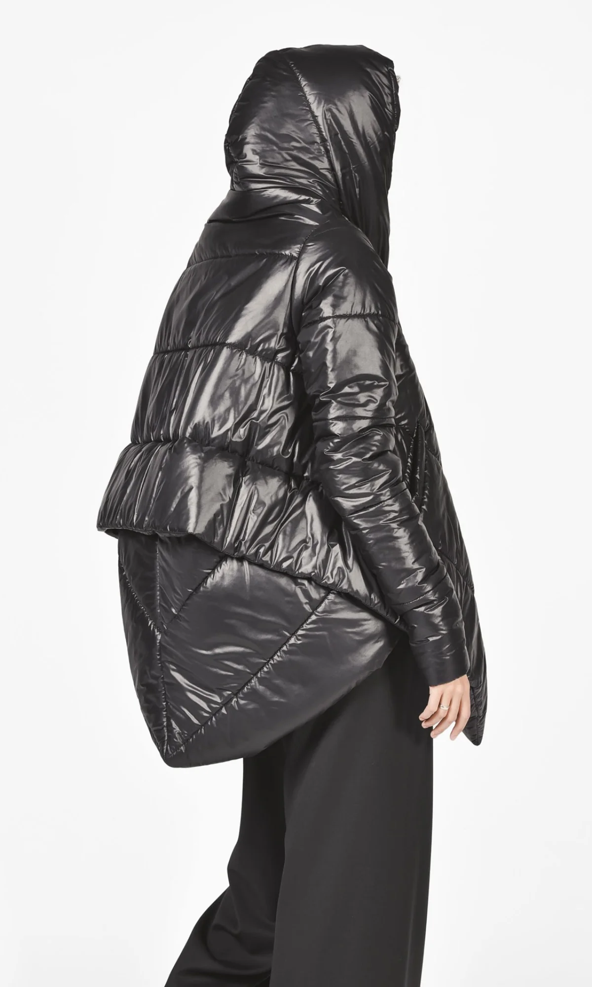 Asymmetric Layered Back Jacket - Image 5