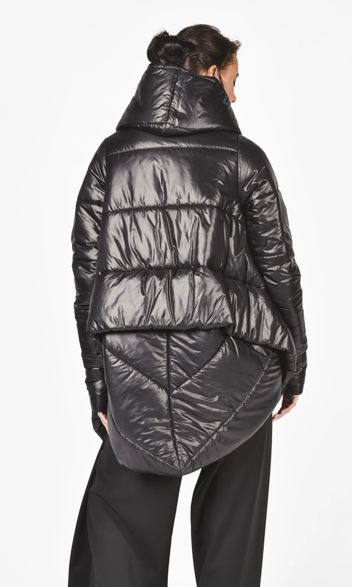 Asymmetric Layered Back Jacket - Image 7