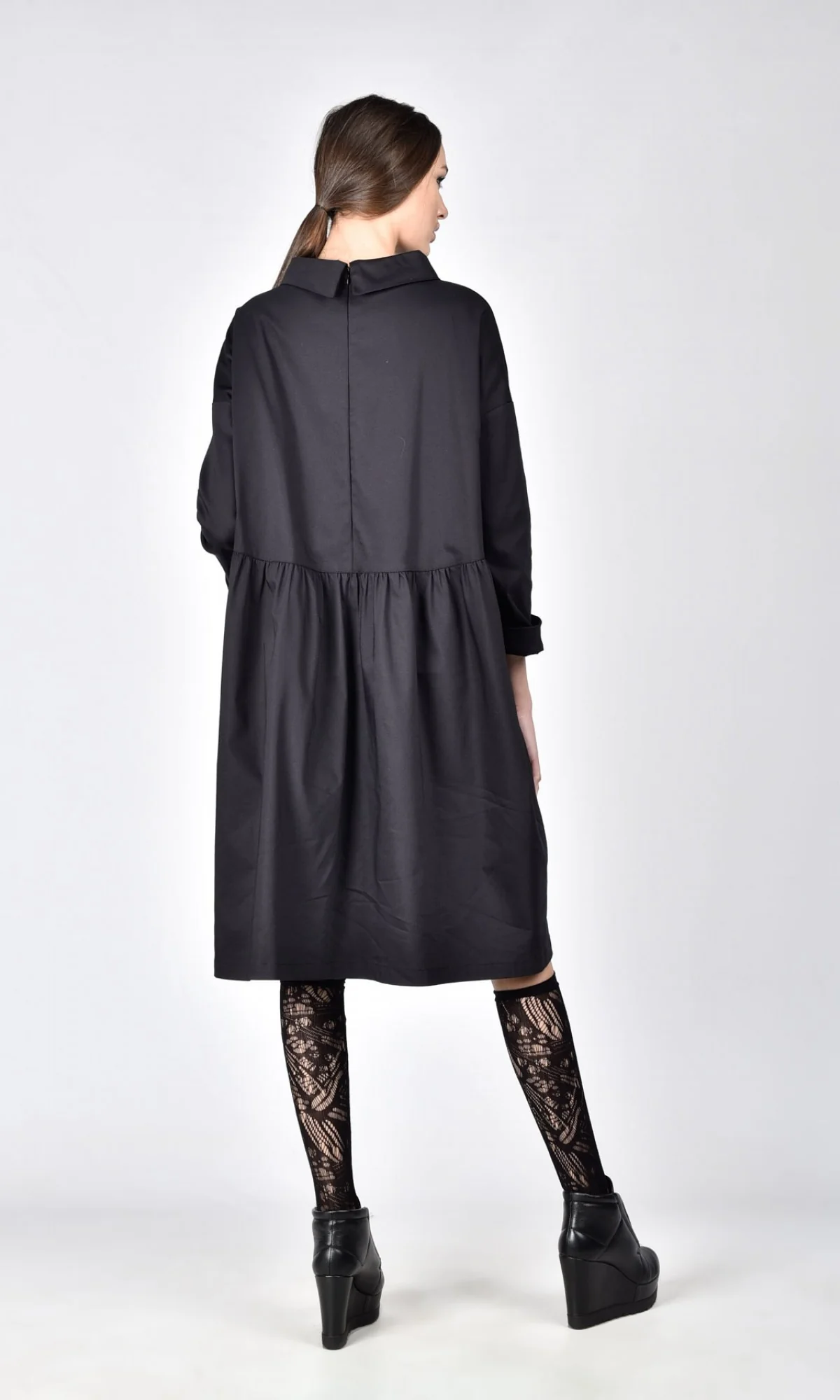 Baby Doll Dress with Front Pockets - Image 4