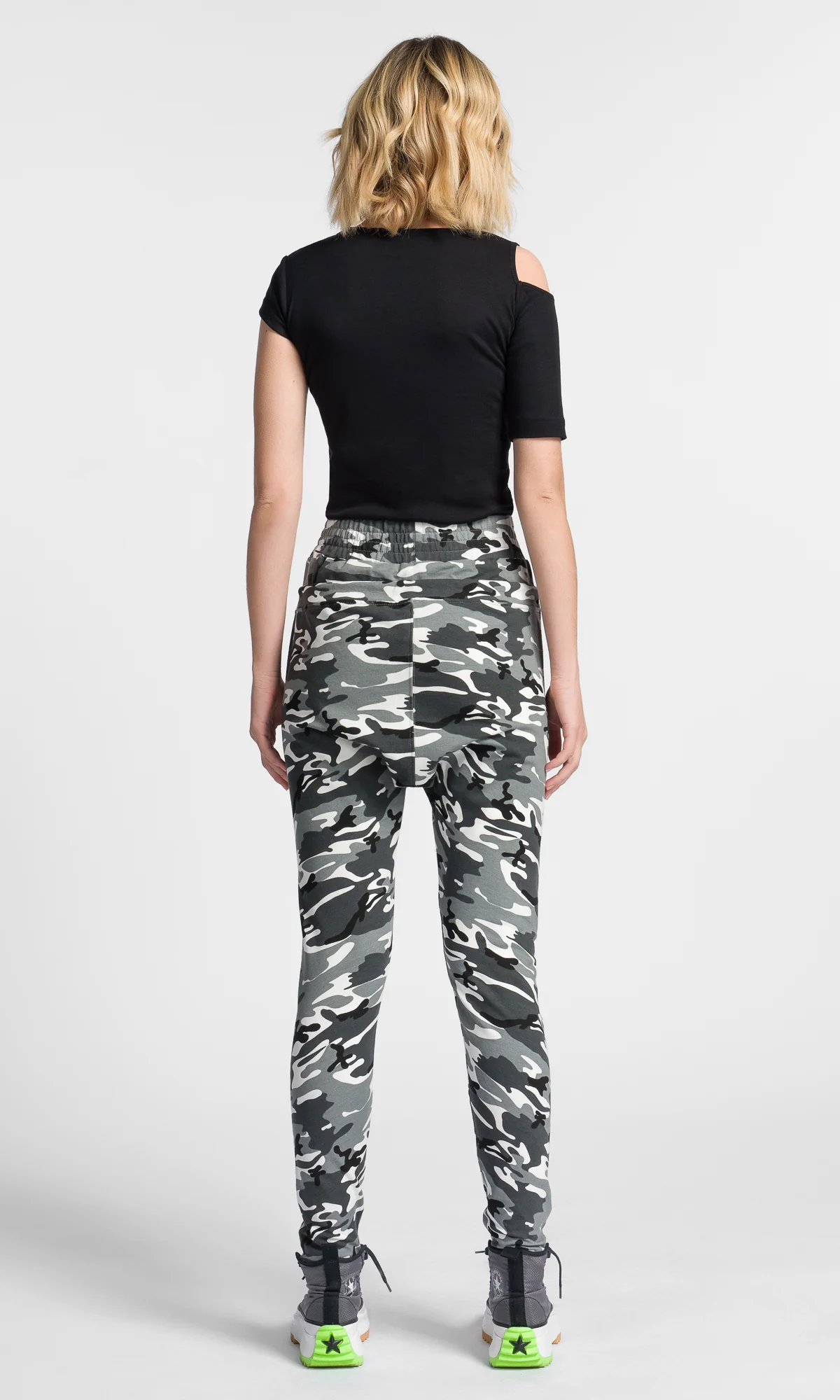 Bare Shoulder Cut Out Tee - Image 5
