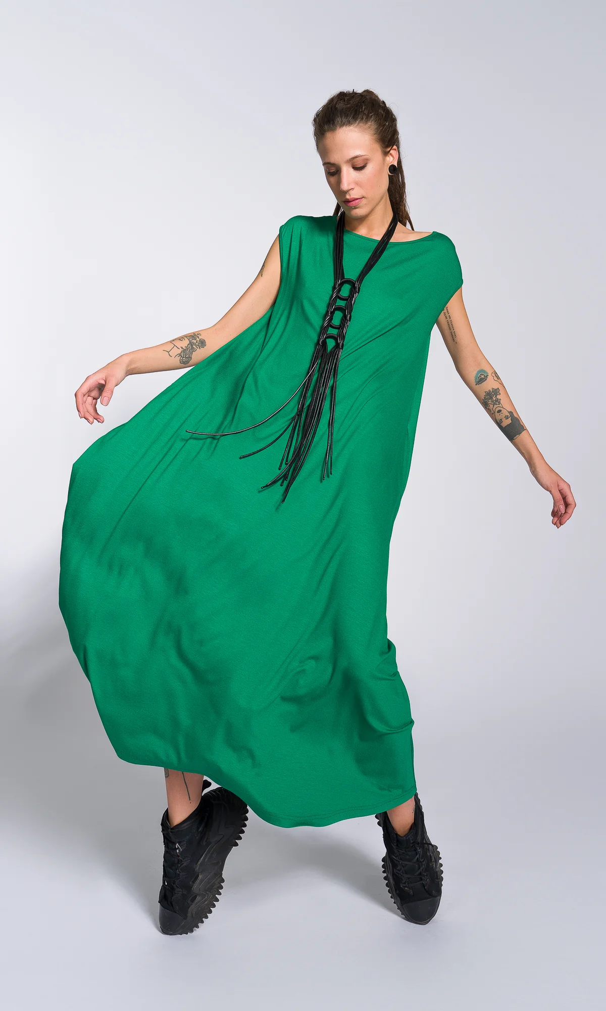 Casual Sleeveless Midi Dress - Image 3