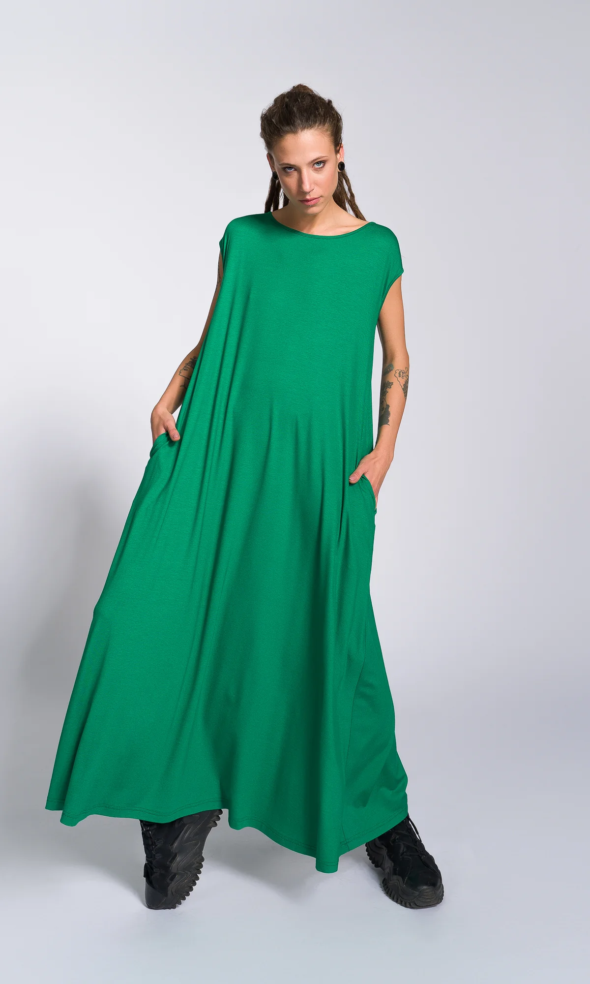 Casual Sleeveless Midi Dress - Image 4