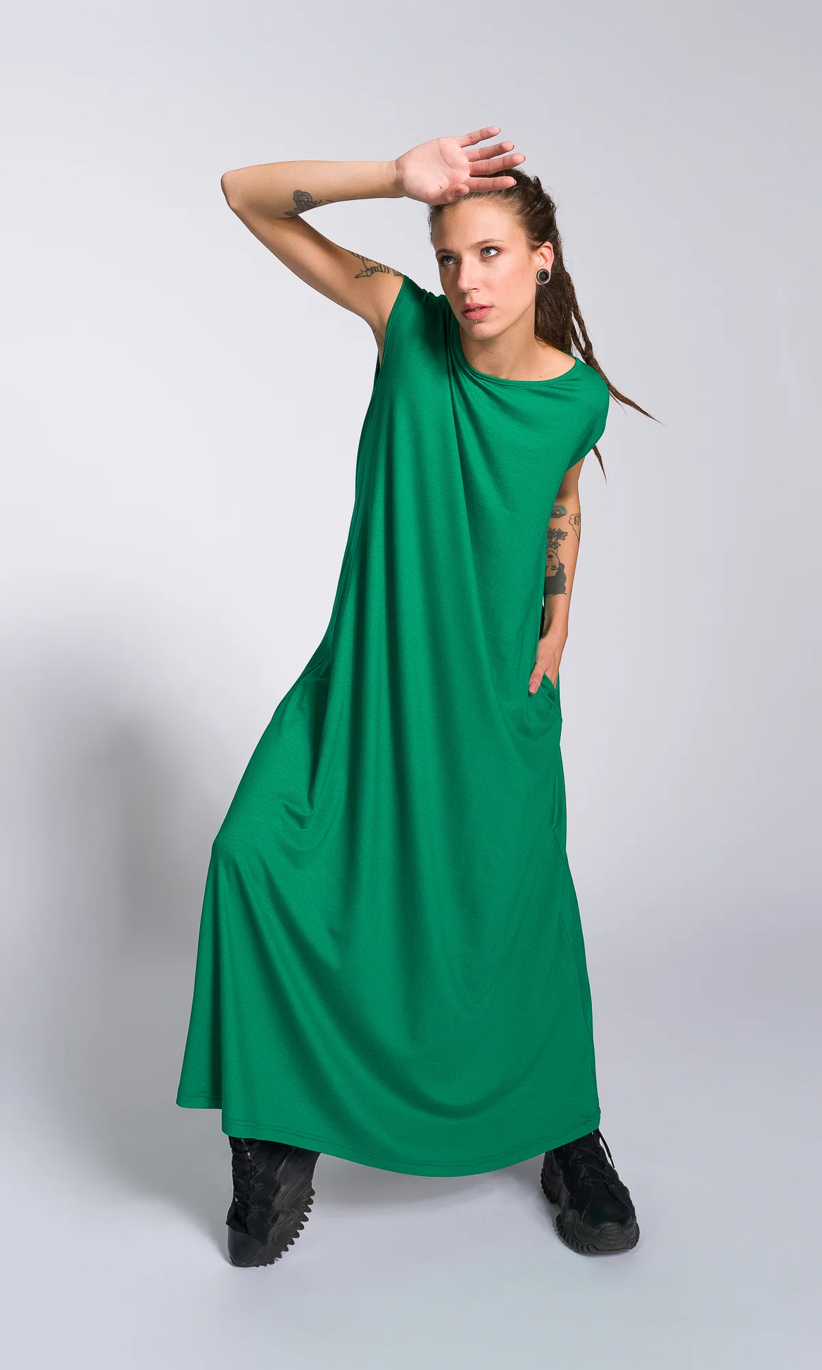 Casual Sleeveless Midi Dress - Image 8
