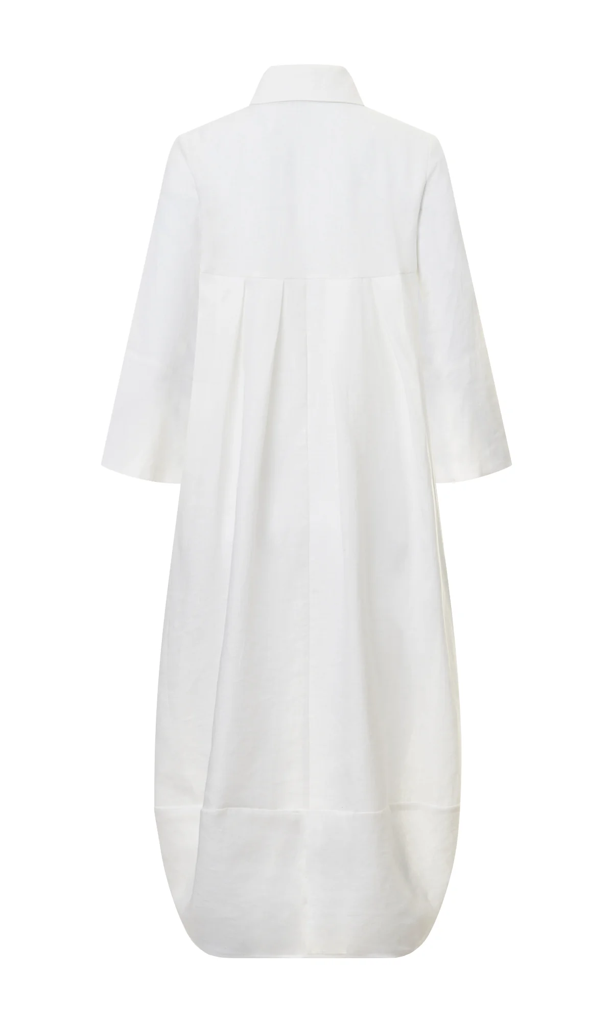 Cocoon Linen Shirt Dress - Image 6