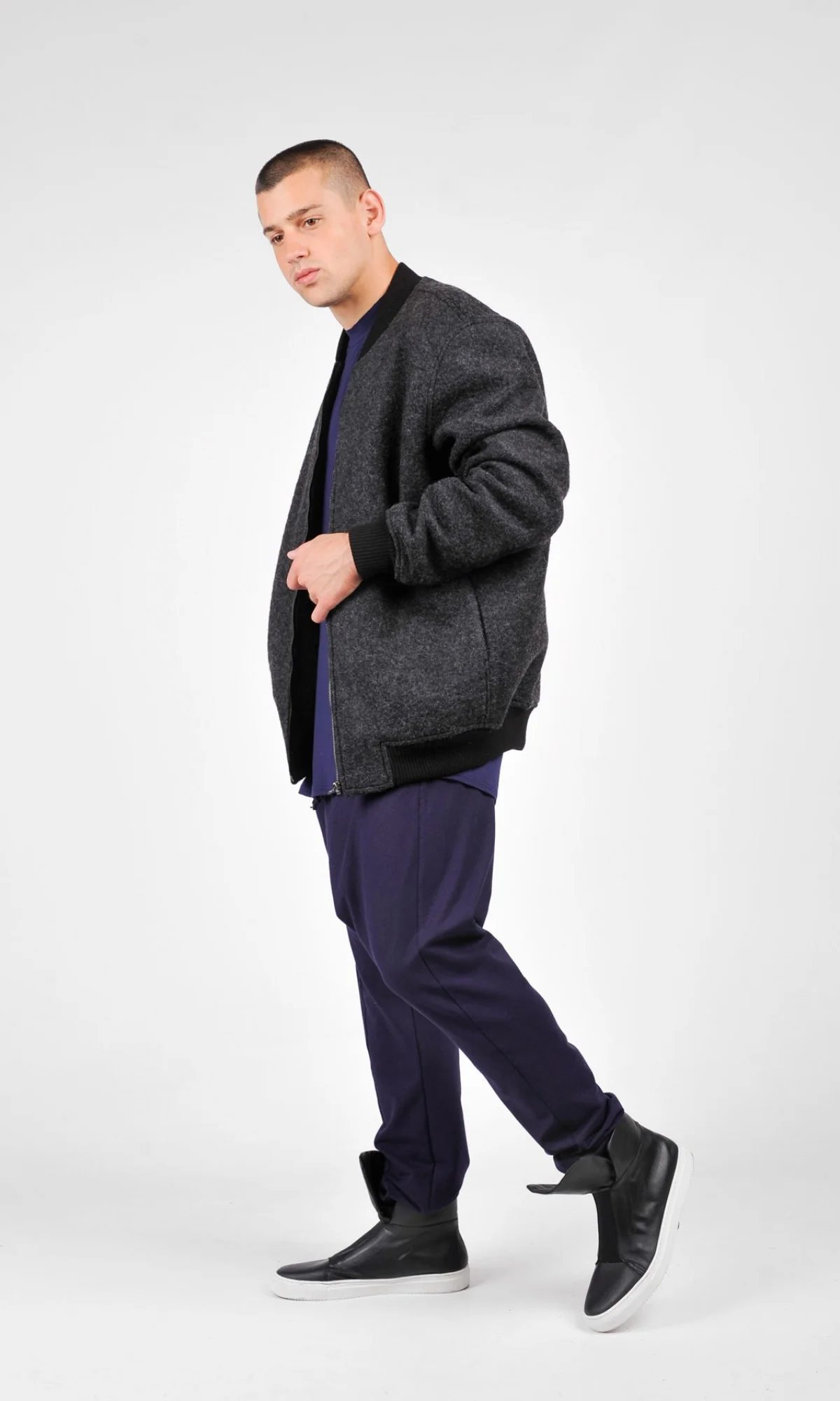 Dark Grey Coat - Image 4