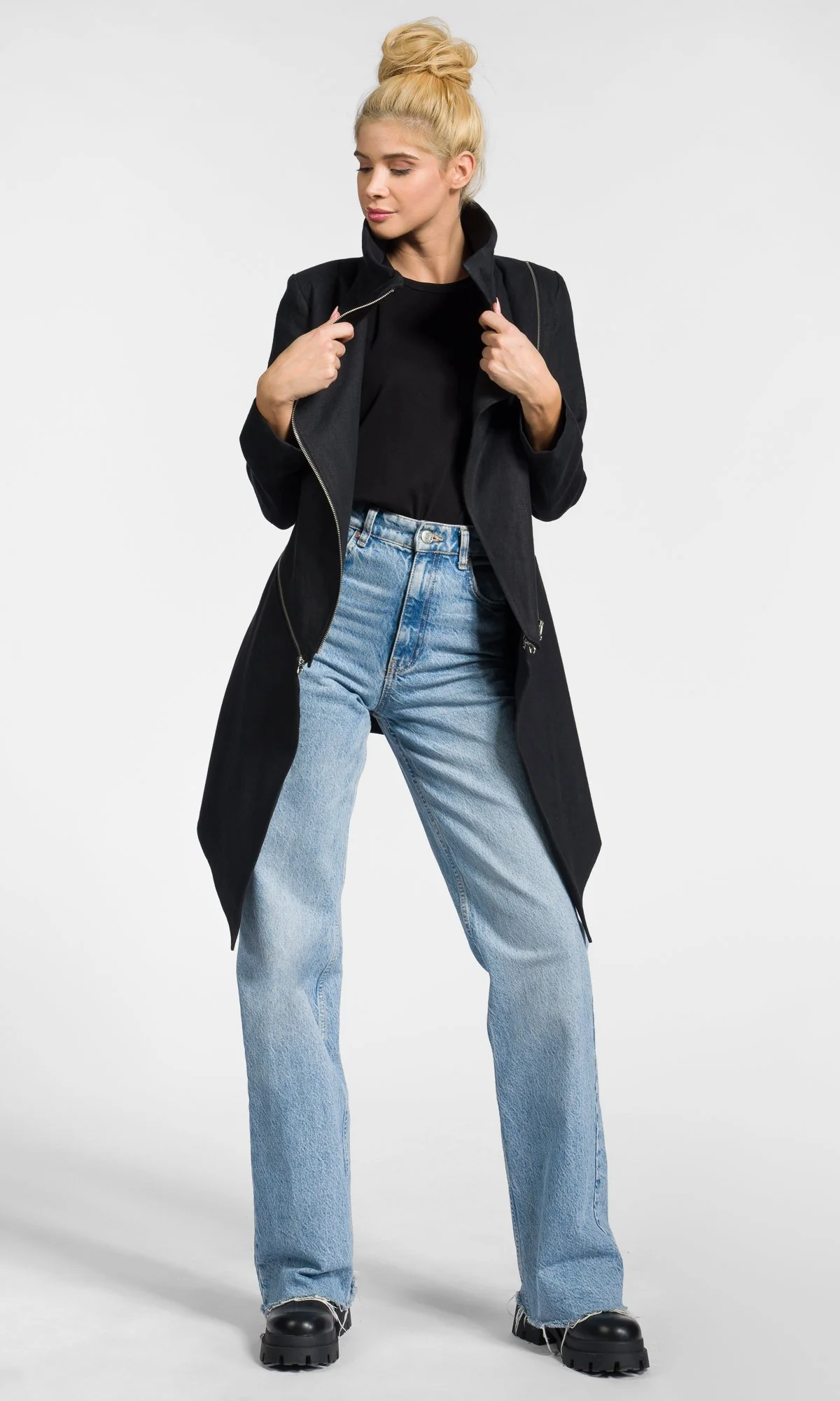 Detachable Basque Waistline Blazer - Image 10