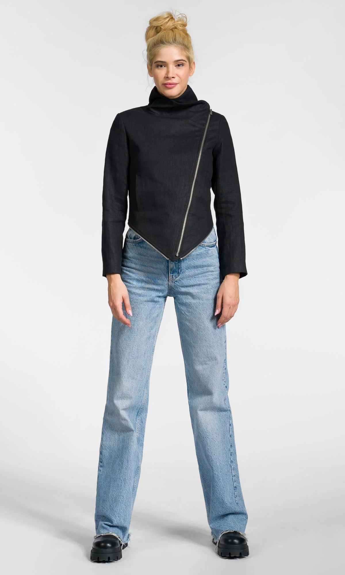 Detachable Basque Waistline Blazer - Image 8