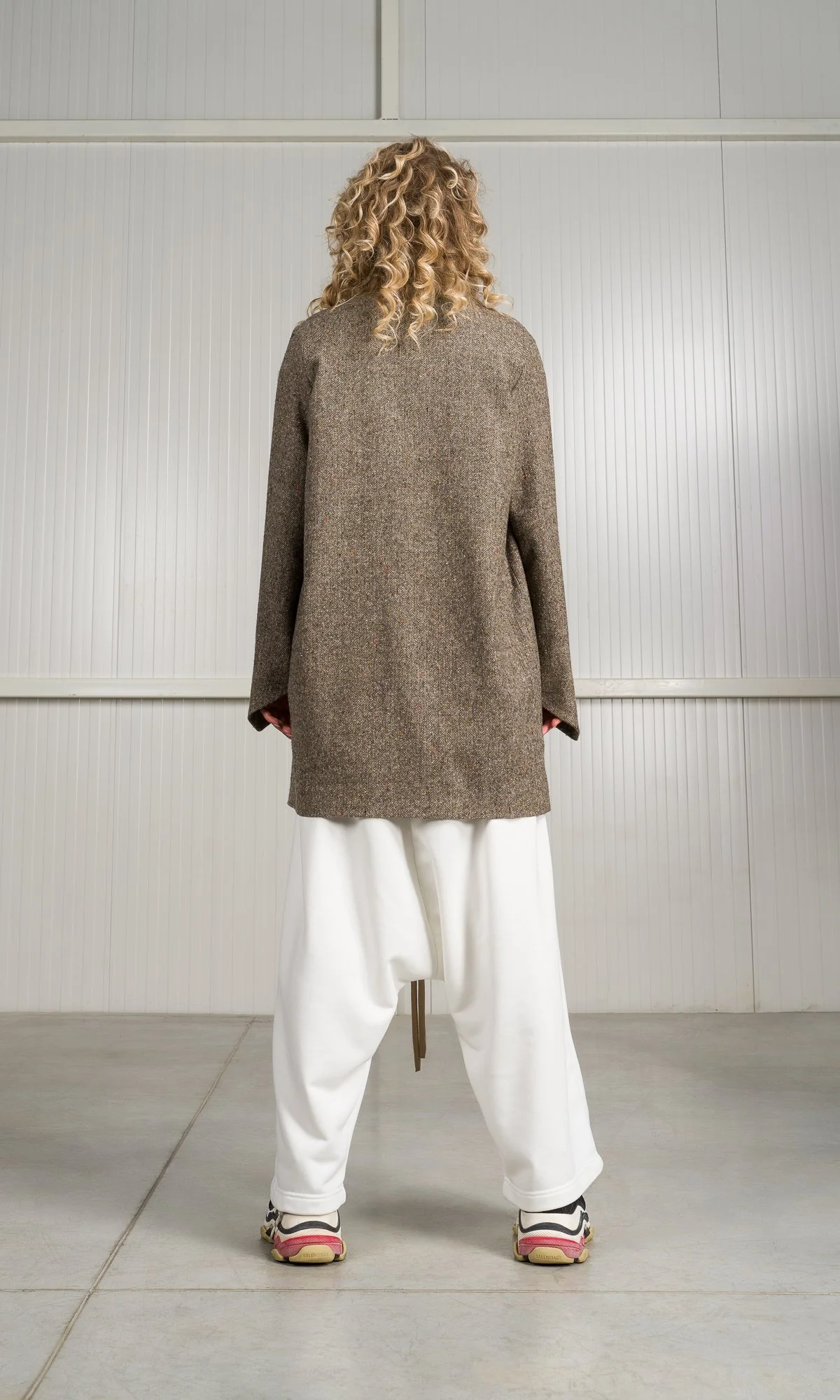 Donegal Tweed Cocoon Coat - Image 9