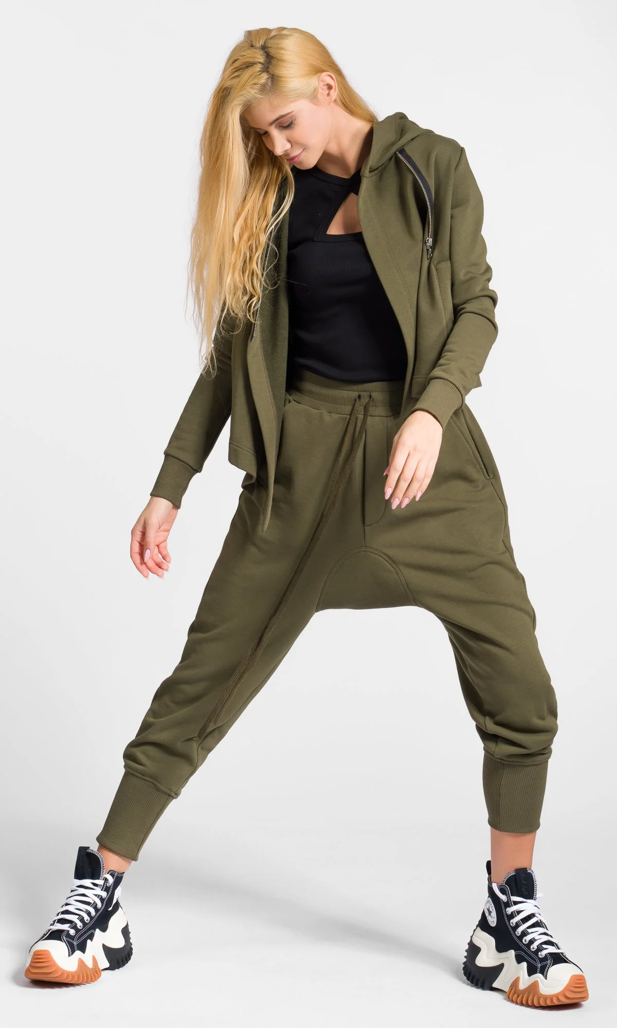 Drop Crotch Pants with Flap Pockets - Image 4