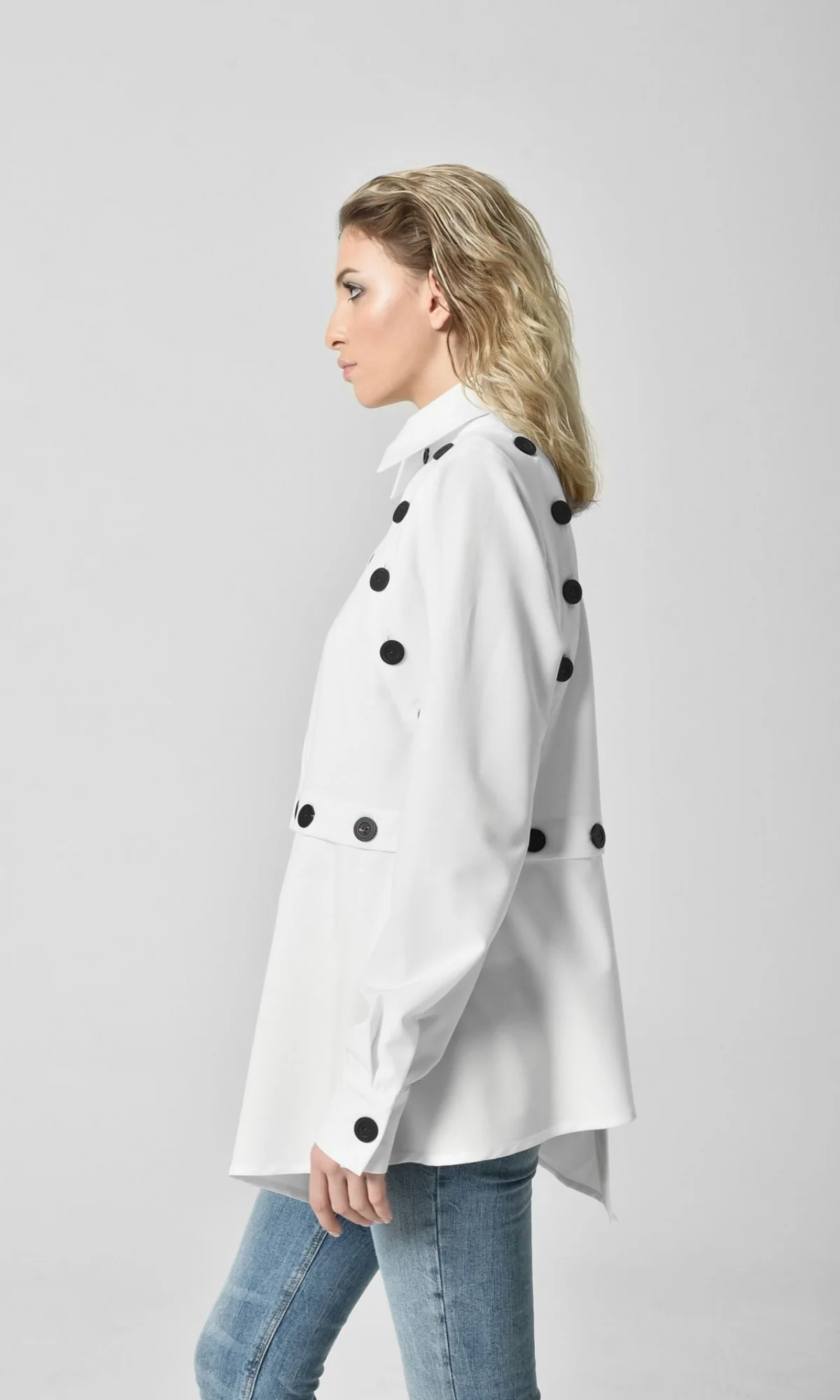 Extra Buttoned Long Sleeves Shirt - Image 5