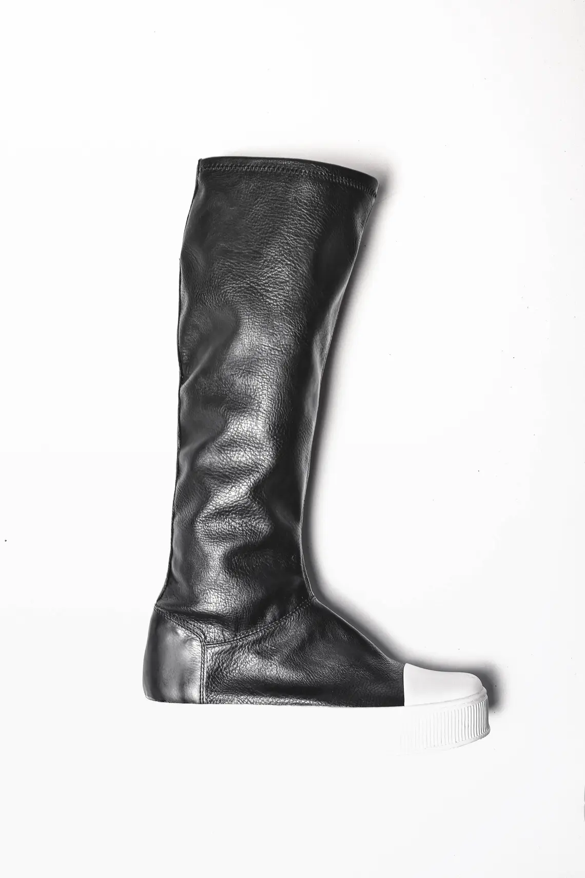 Genuine Leather High Elastic Boots - Image 3