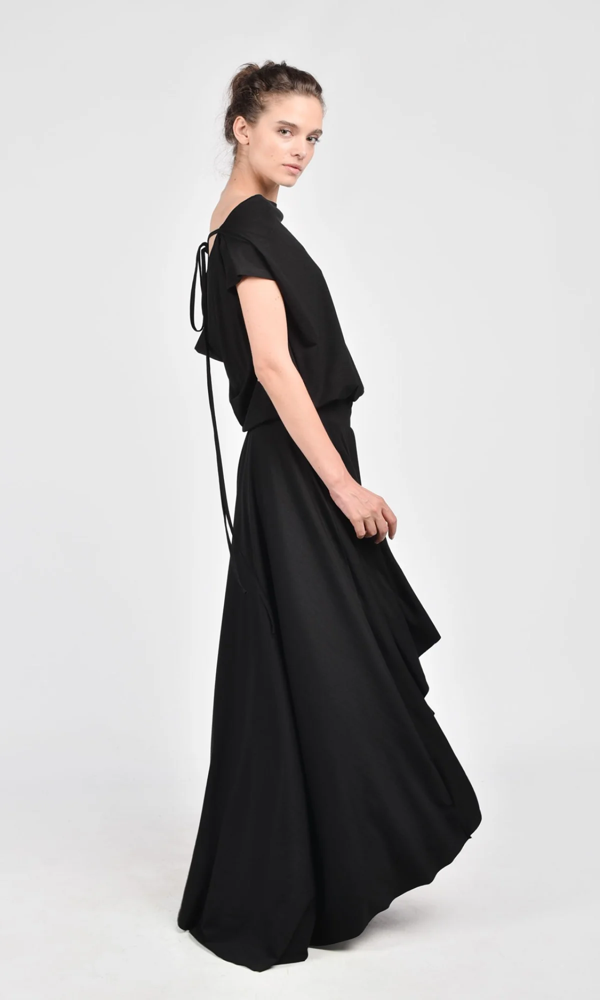 High Low Maxi Jersey Dress - Image 4