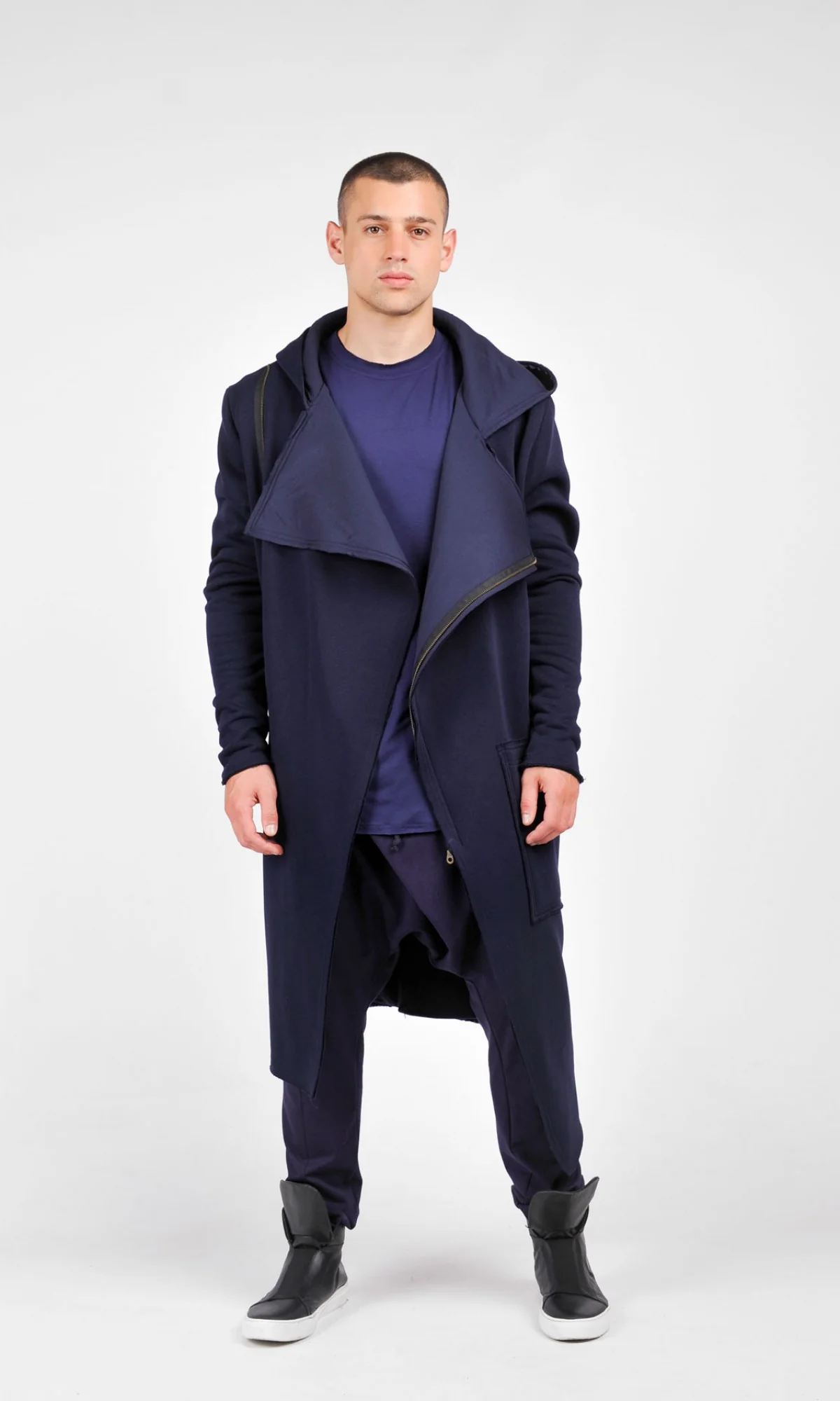 Hooded Lined Soft  Coat - Image 8