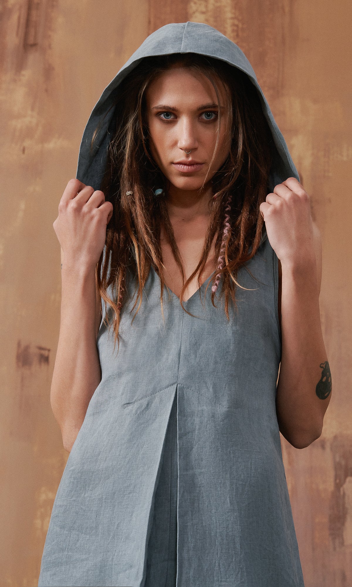 Inverted Pleat Maxi Dress - Image 5