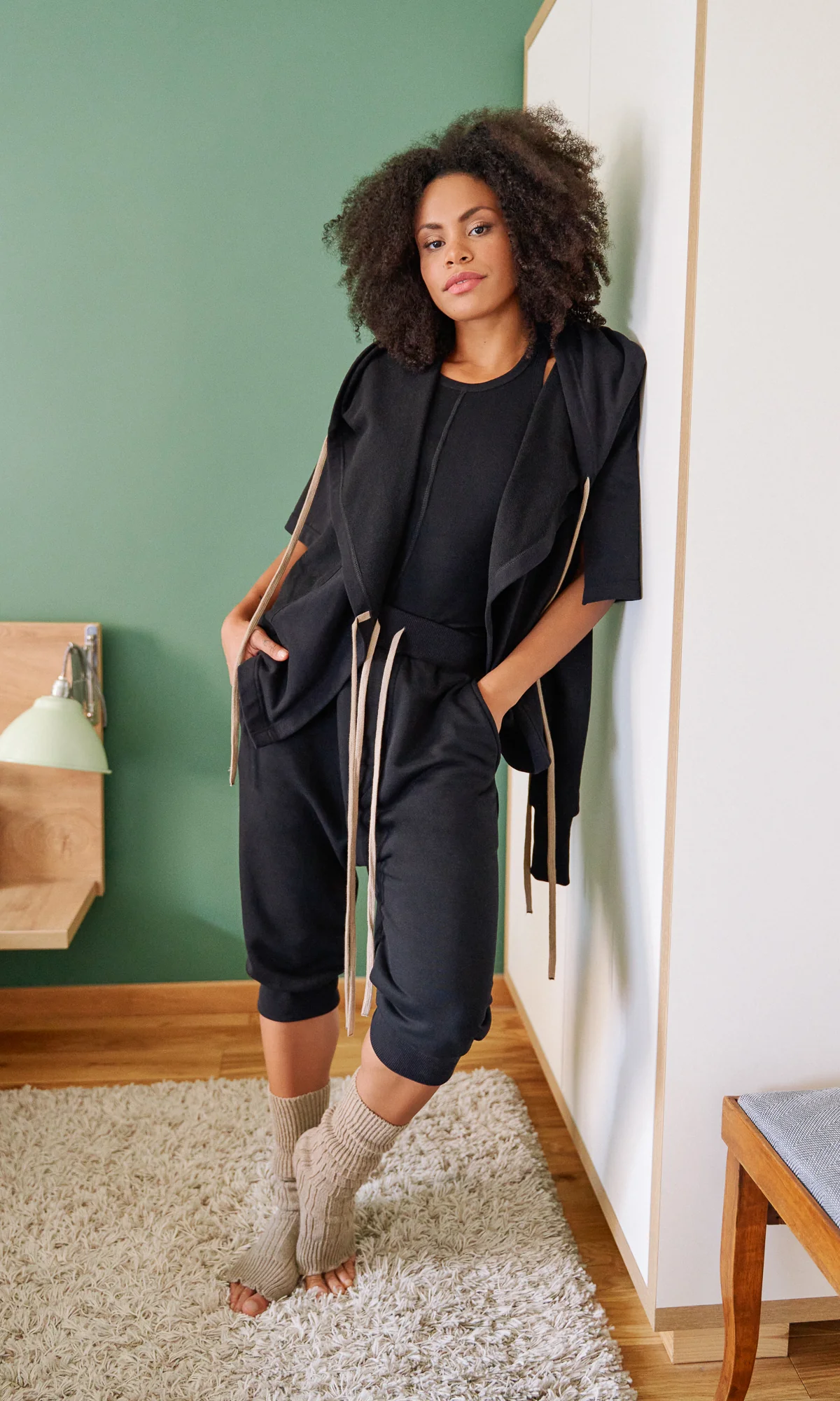 Knee Length Cotton Joggers - Image 10