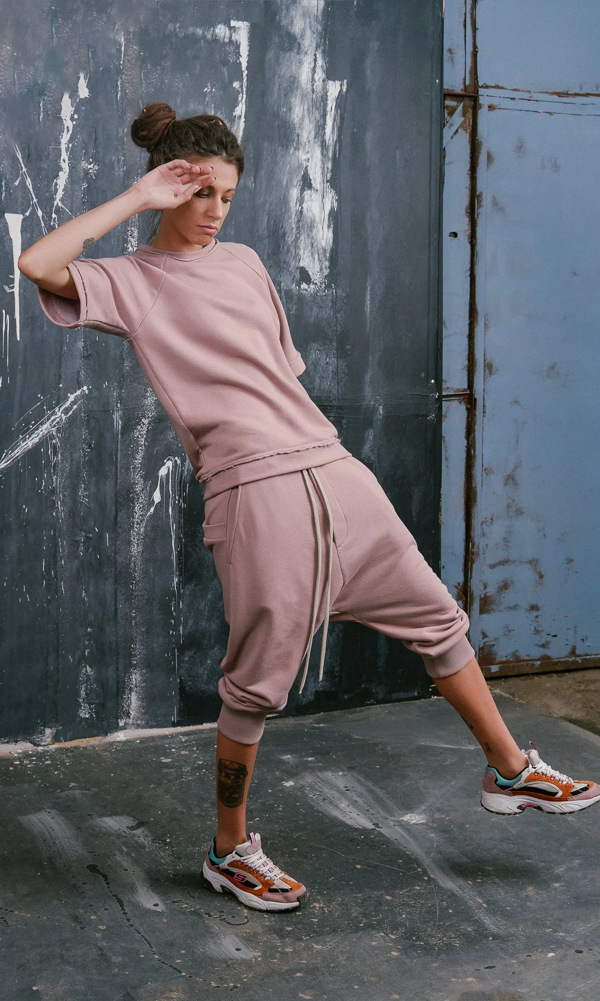 Knee Length Cotton Joggers - Image 3