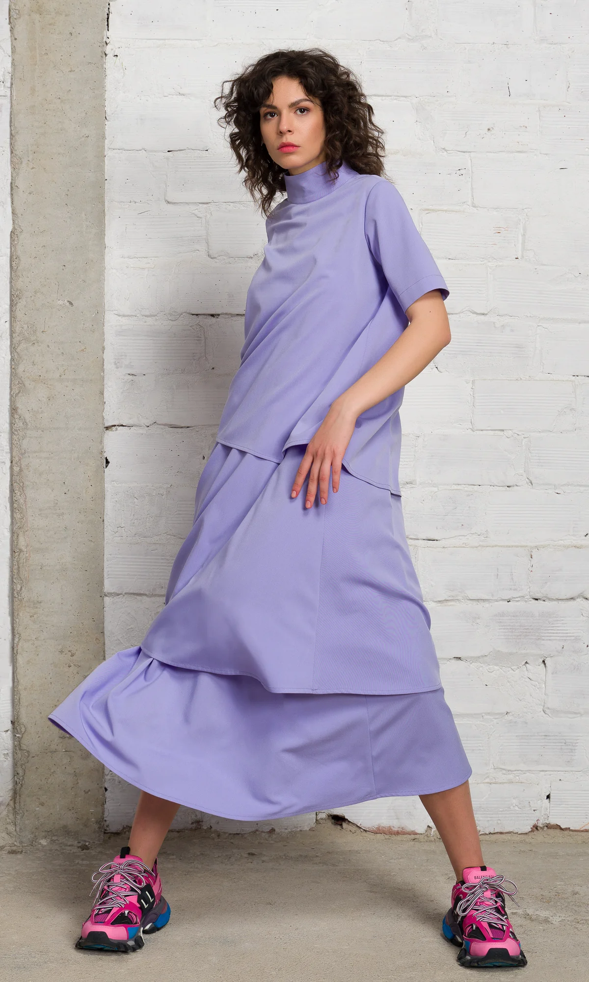 Layered Modular Midi Dress - Image 7