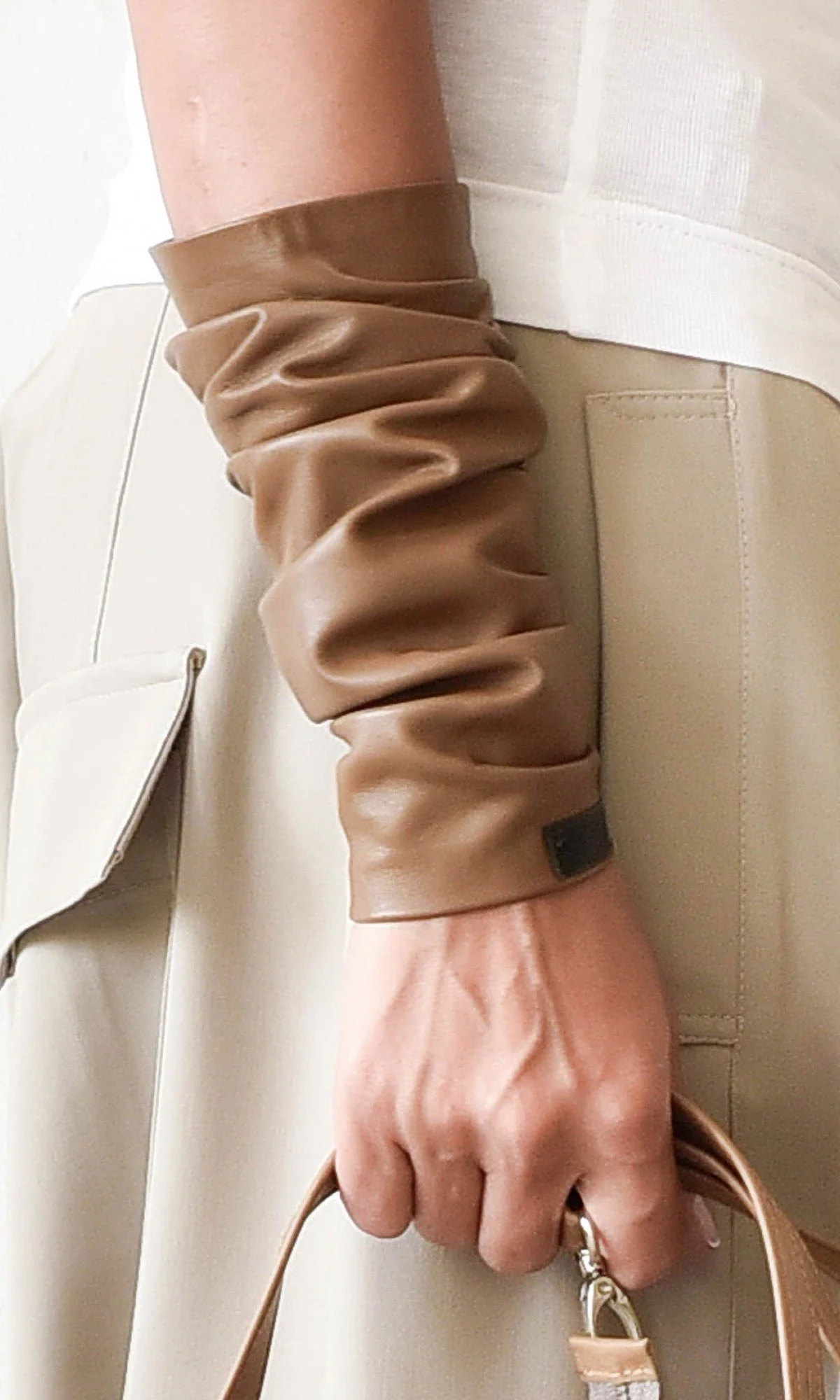 Leather Cuff Bracelet - Image 5