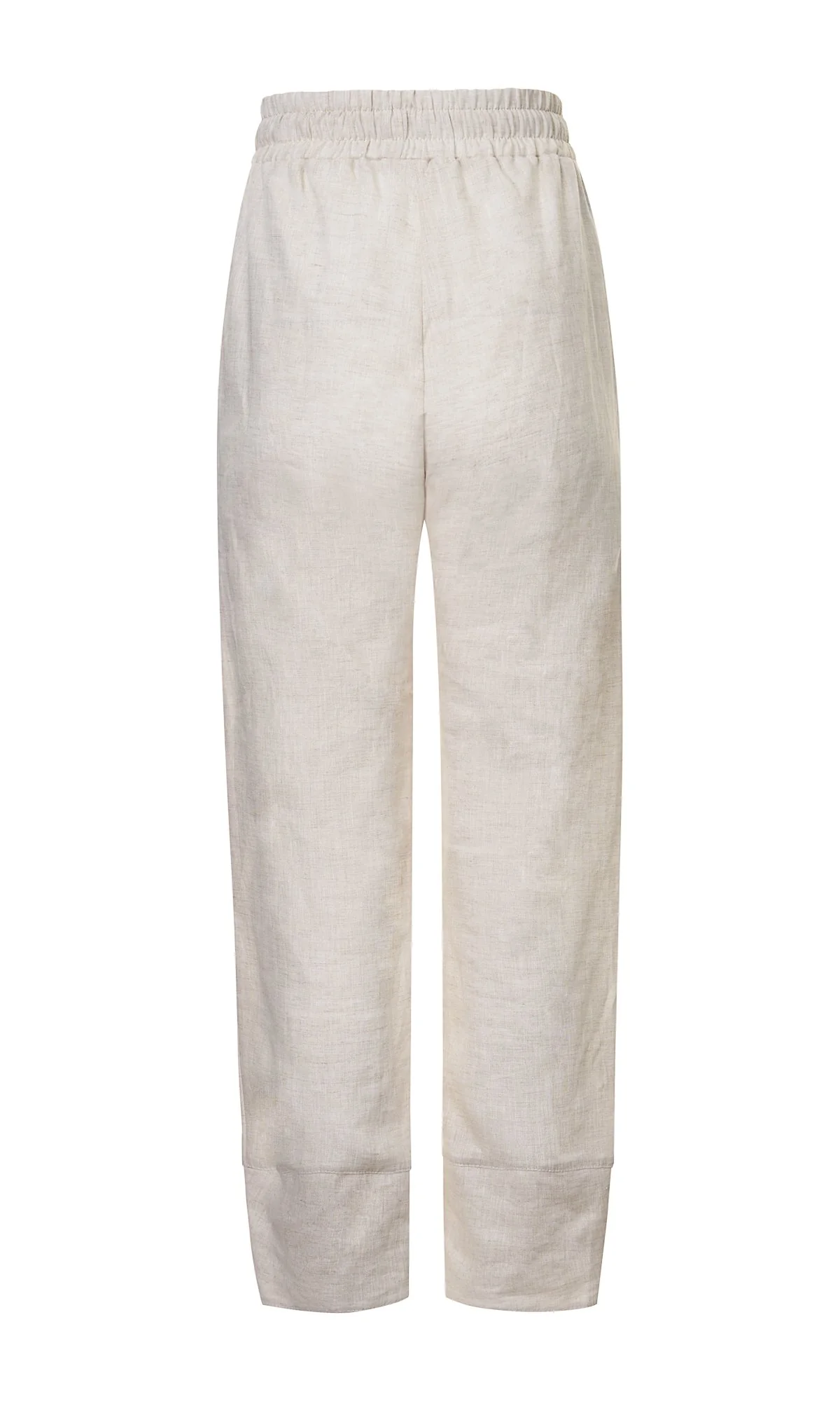 Linen Pants with Wide Ankle Cuffs - Image 6