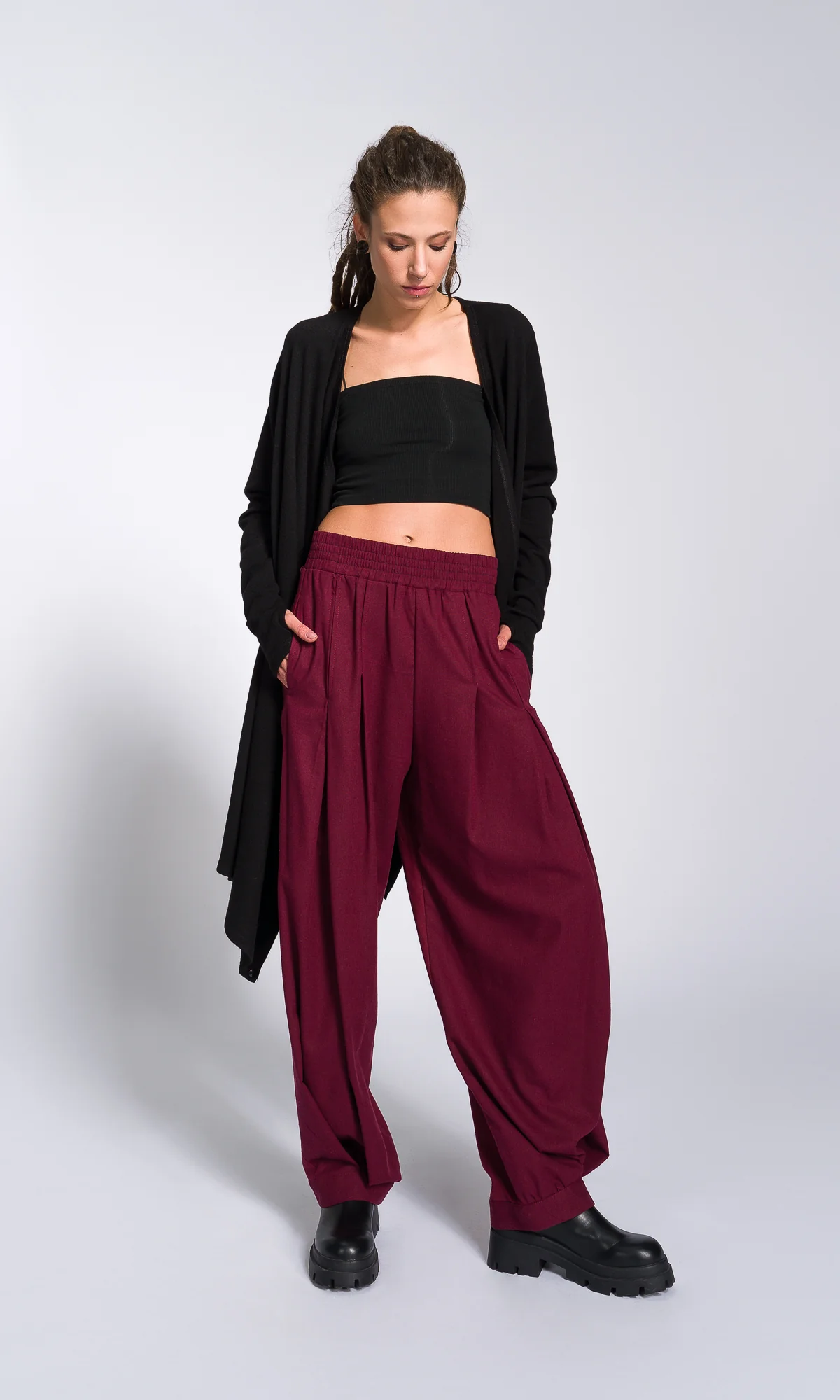 Linen Tuck Pants - Image 8