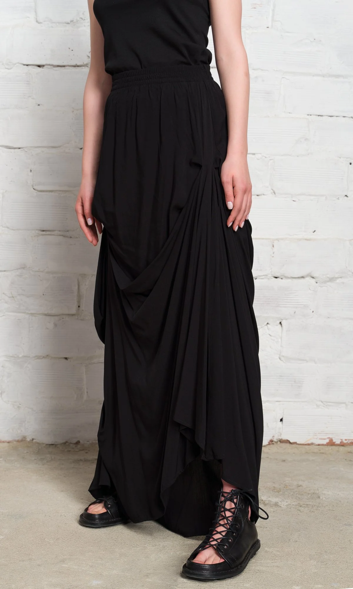 Long Draped Skirt - Image 7
