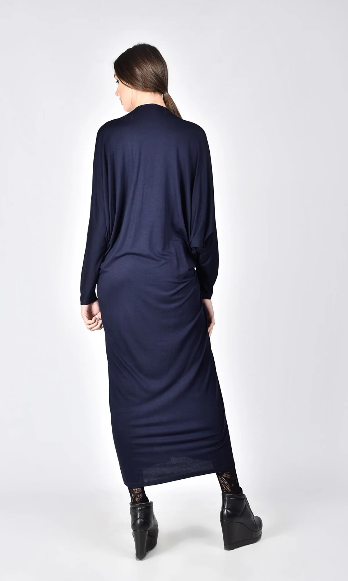 Maxi Kaftan Dress with Batwing Sleeves - Image 15