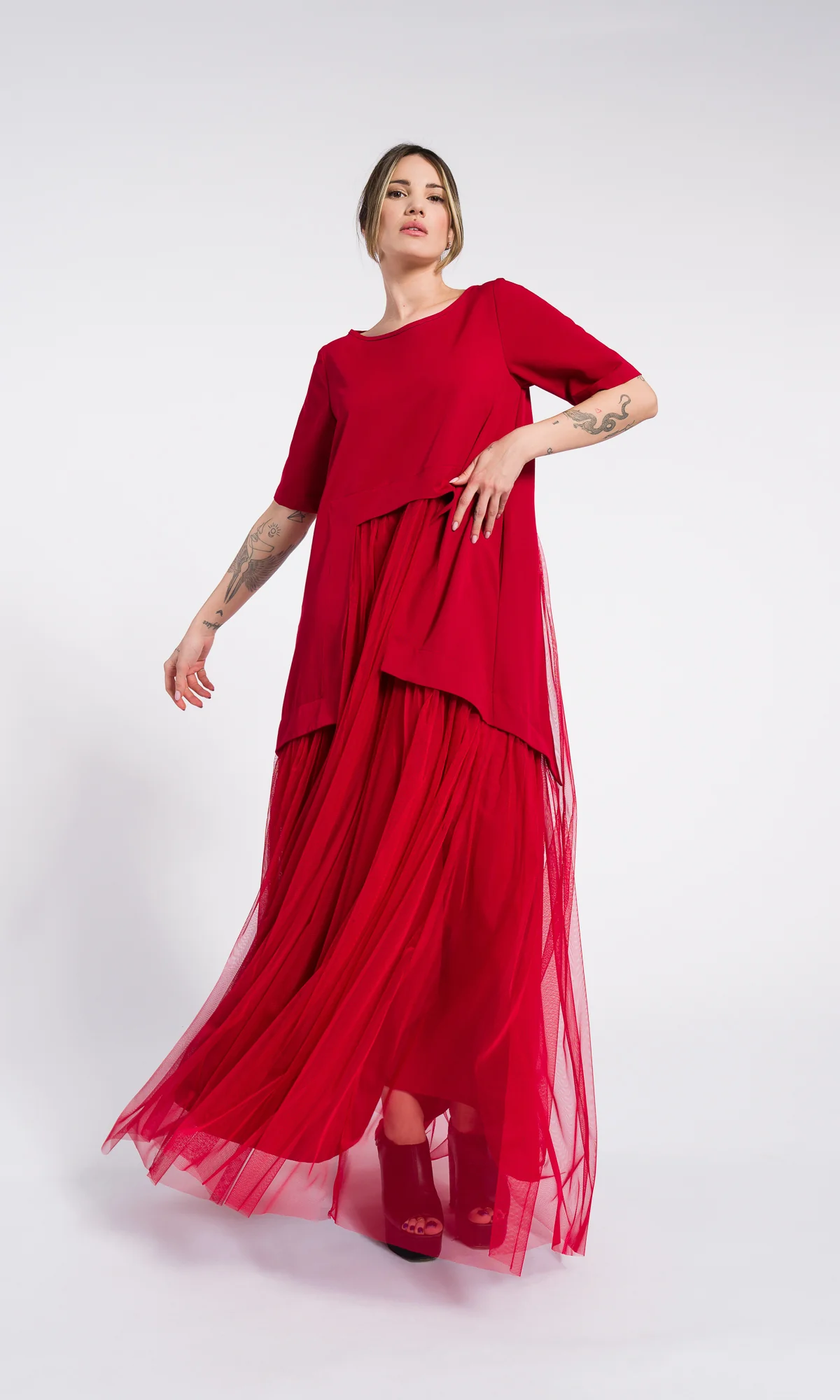 Maxi Tulle Dress - Image 4