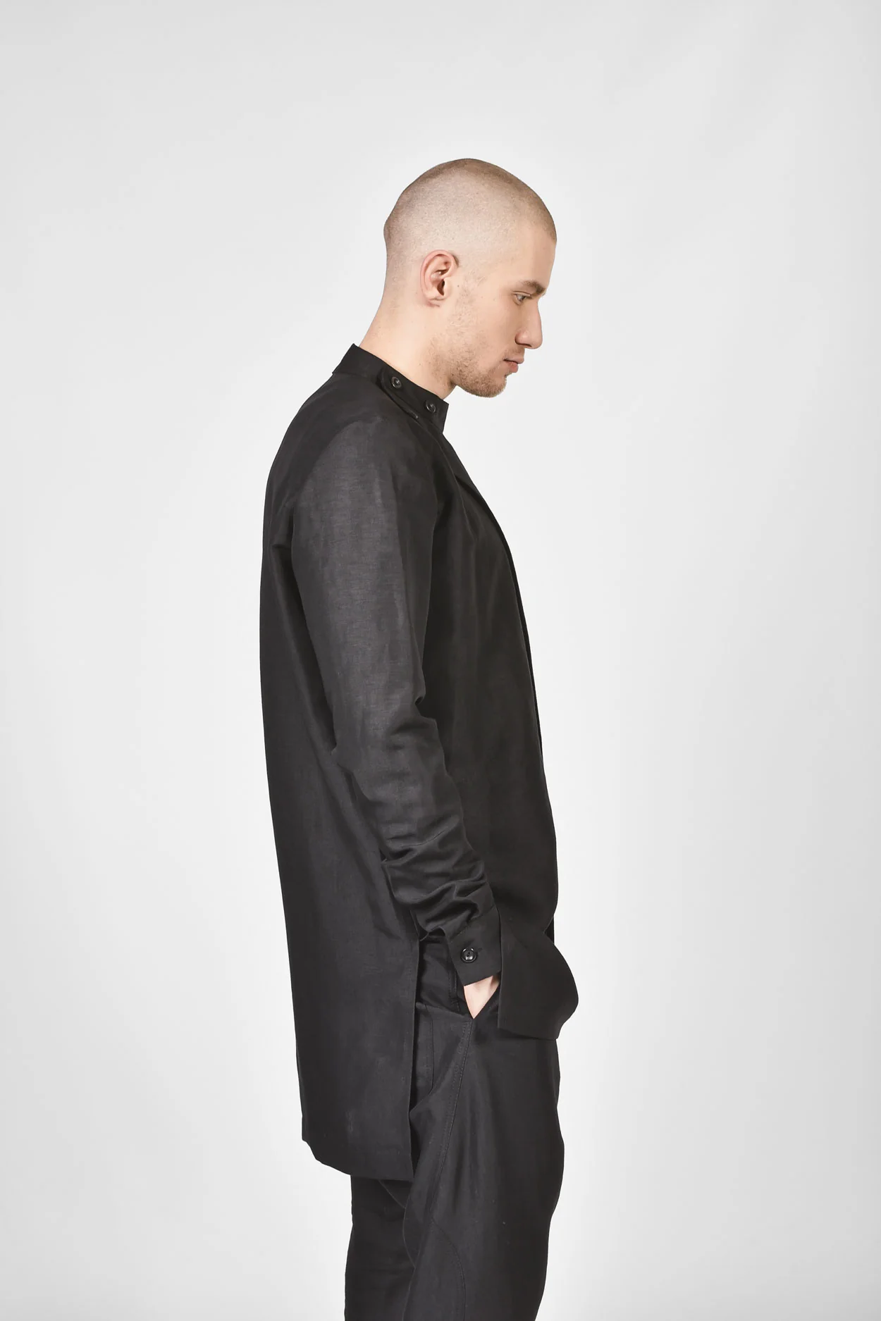 New Loose High Colar Shirt - Image 3
