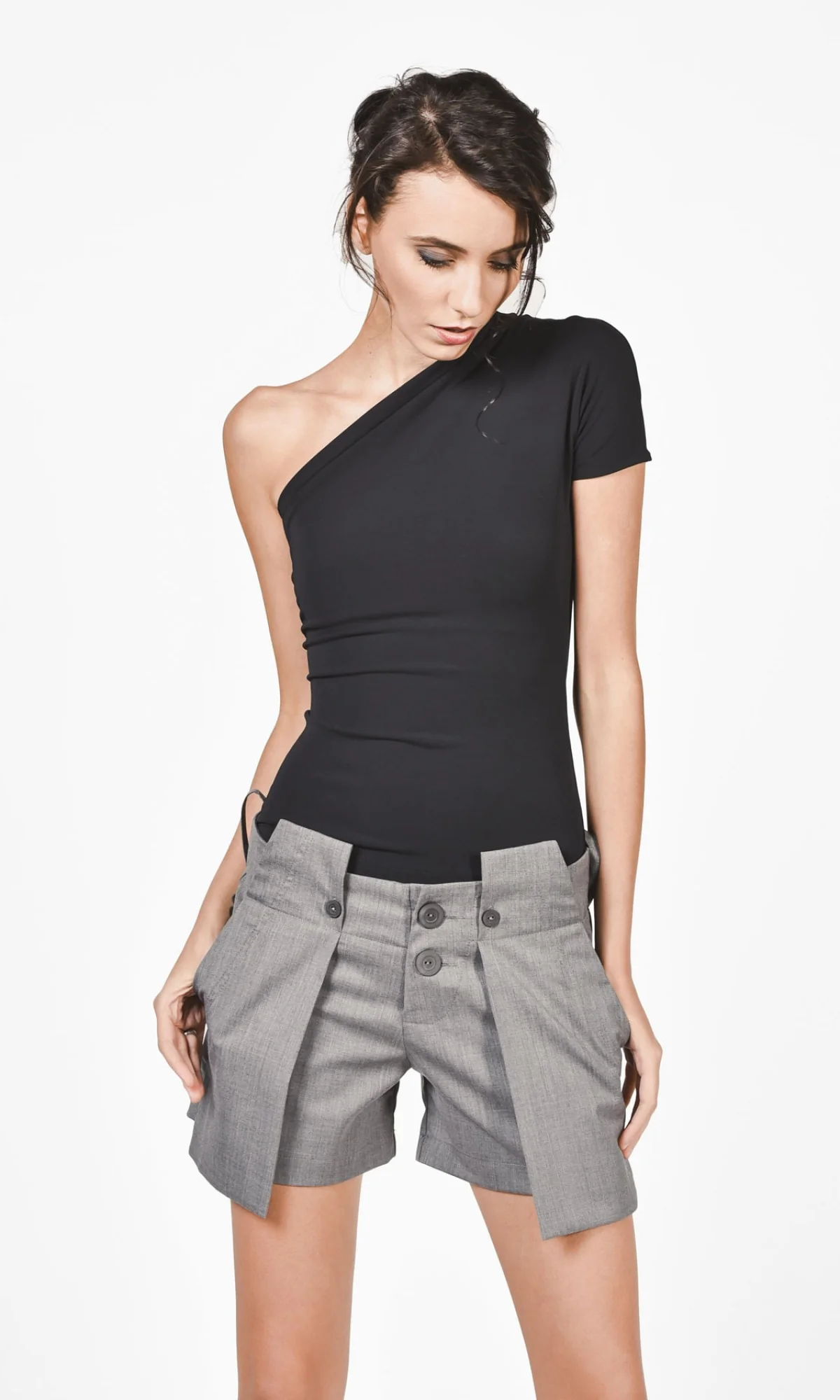 One Shoulder Lomellina Top - Image 3
