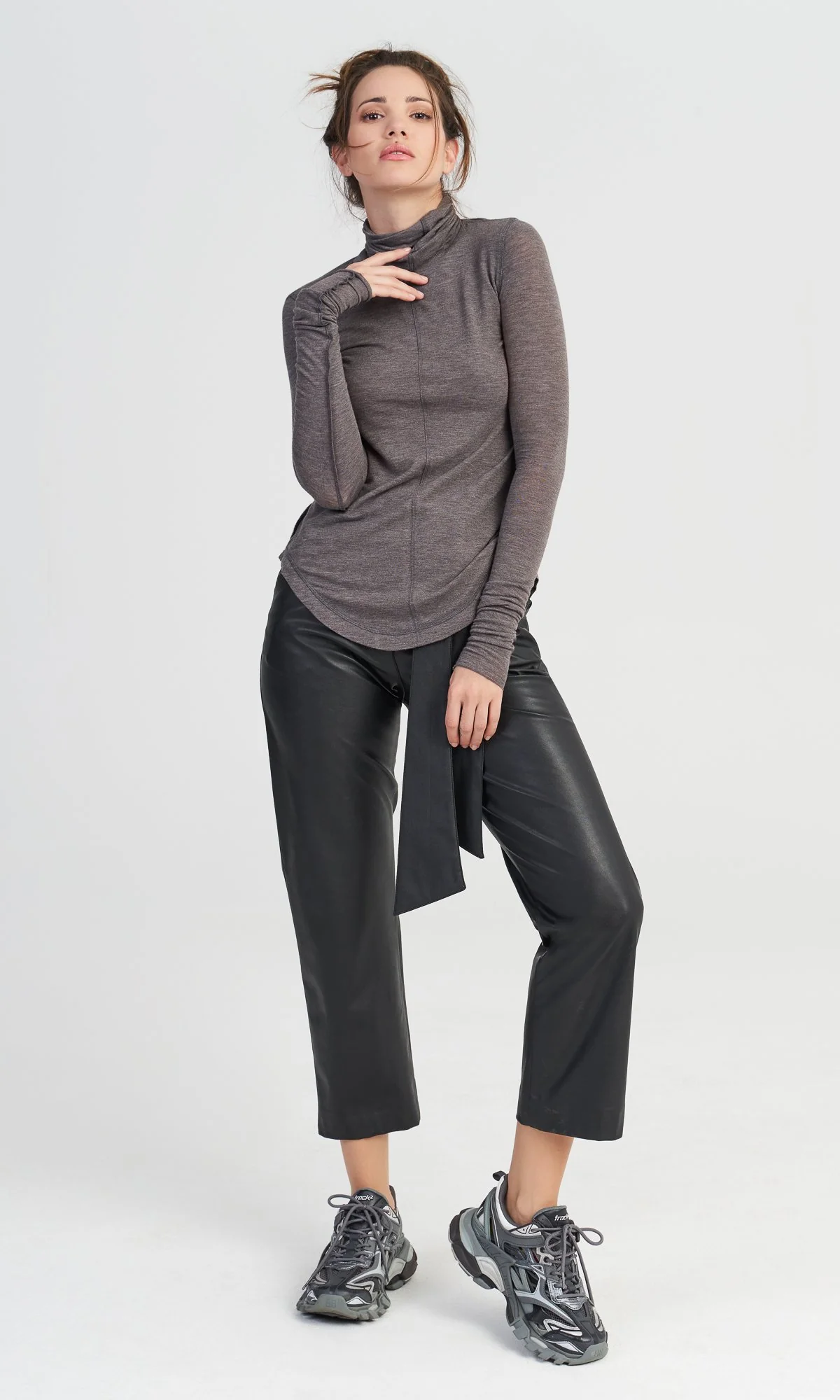 Outside Seam Turtleneck Top - Image 5
