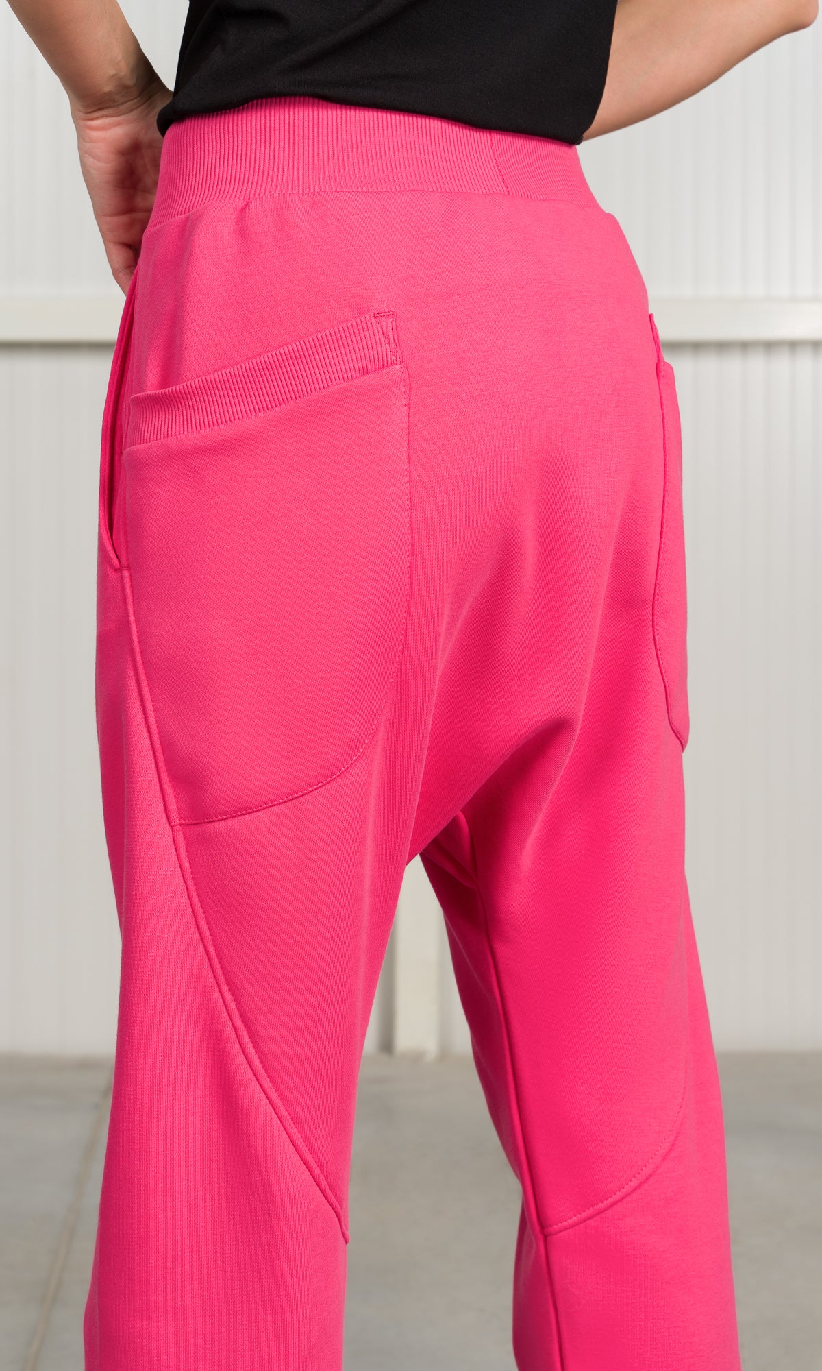 Two-piece Set of Hooded Asymmetric Sweatshirt and Cuffed Joggers - Image 10