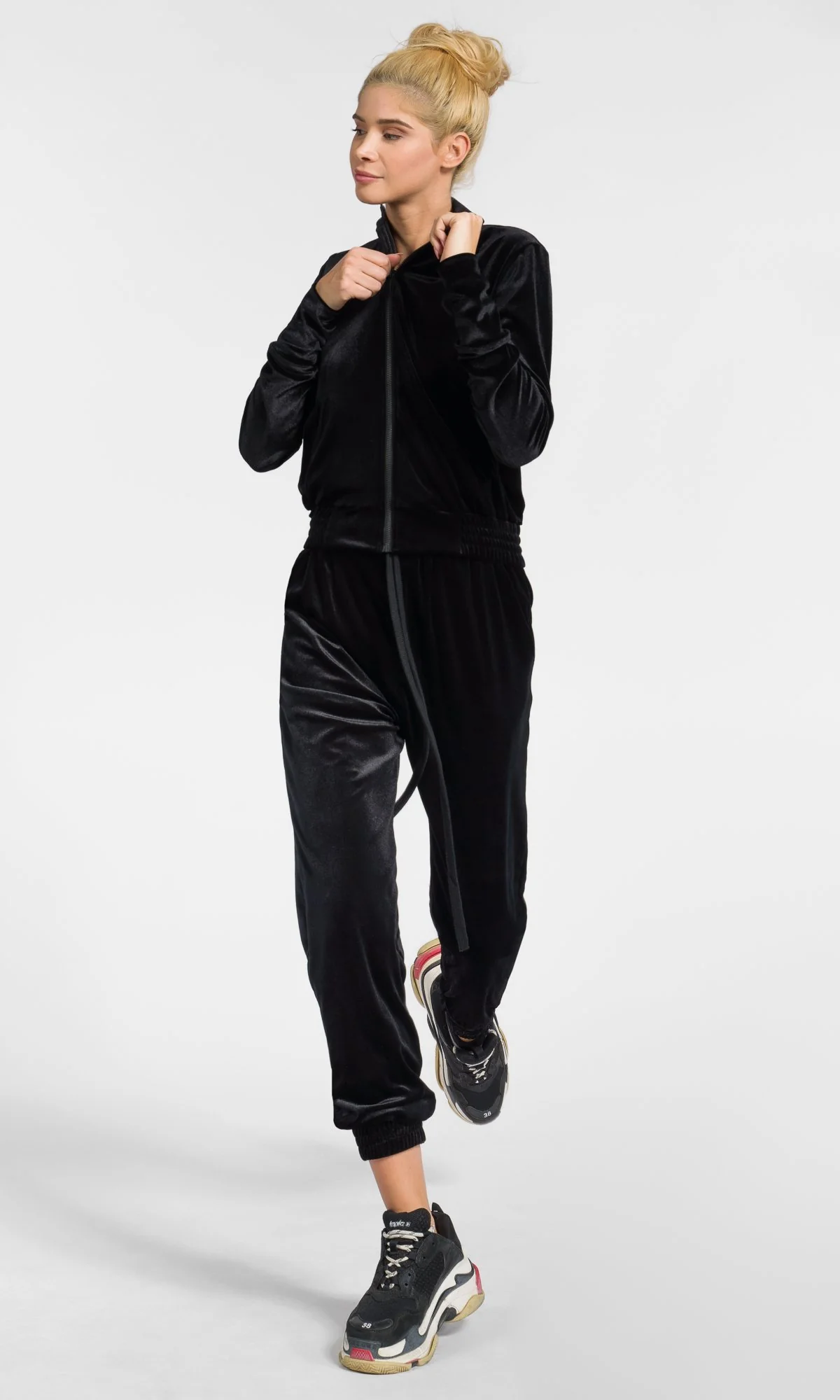Two-piece Set of Velvet Sweatshirt - Image 10