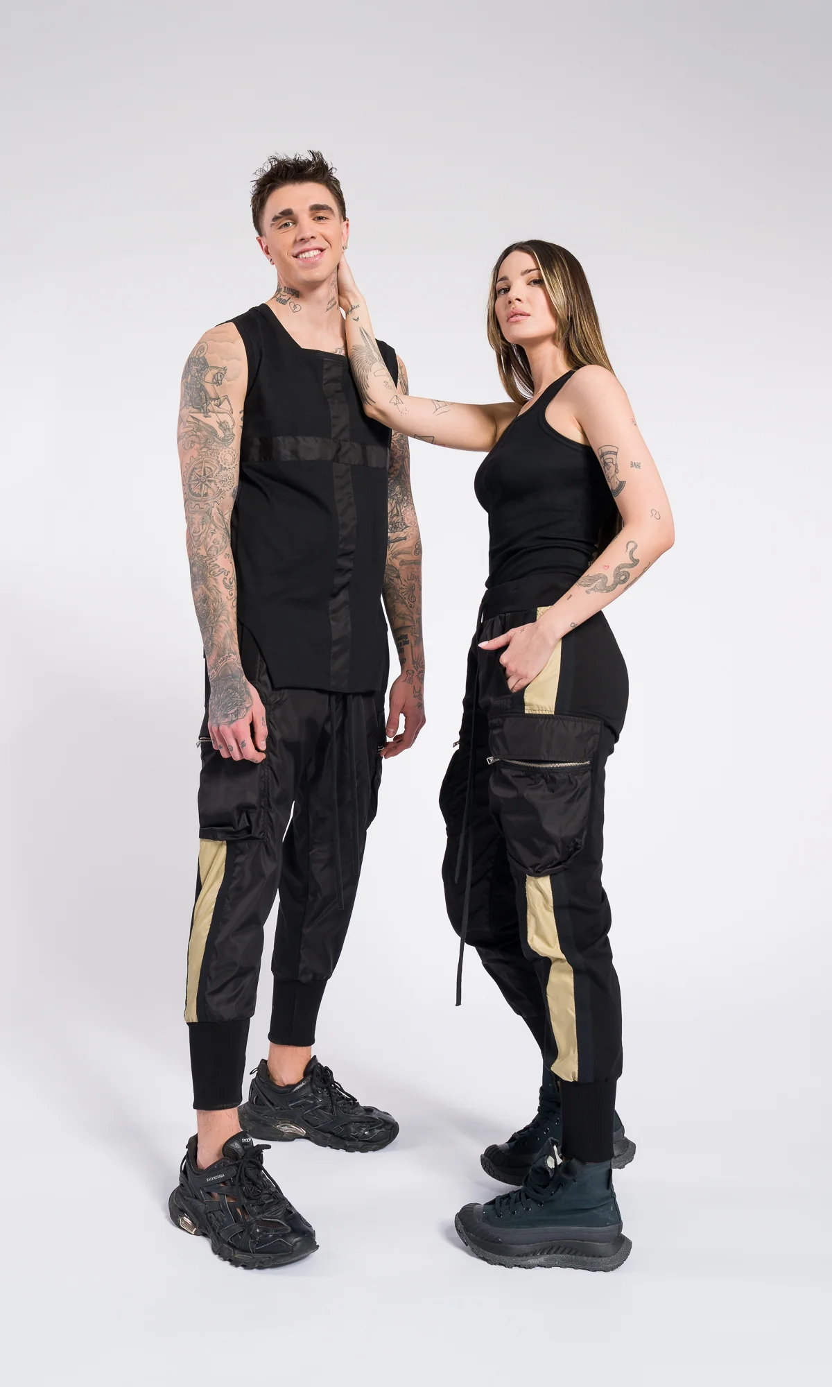 Urban Utility Cargo Joggers – Black - Image 6