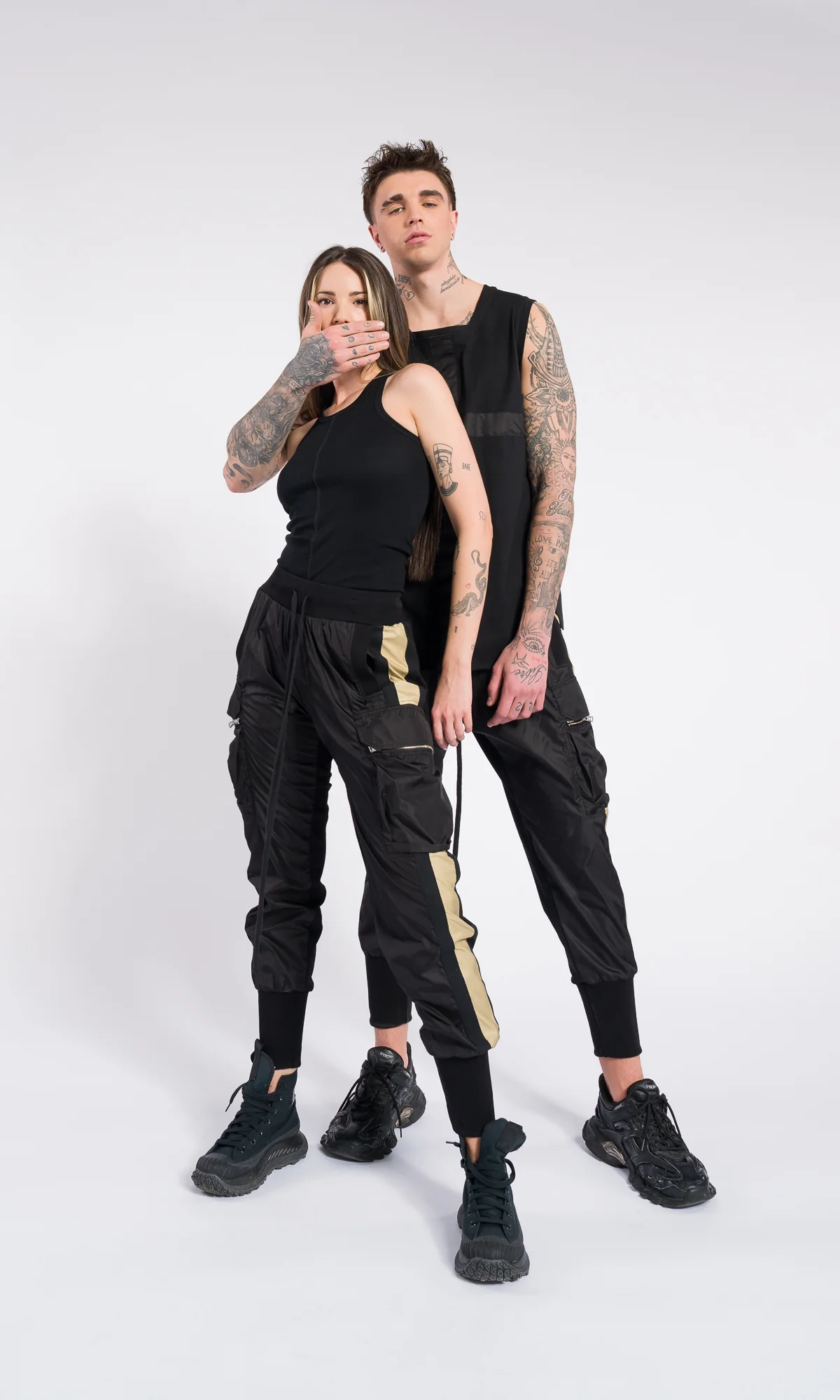 Urban Utility Cargo Joggers – Black - Image 8